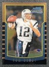 TOM BRADY 2000 BOWMAN CHROME #236 ROOKIE RC PATRIOTS