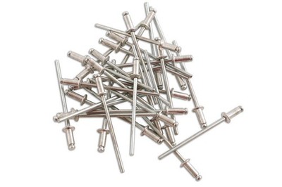 LASER 1799 30 Stück Blindnietzange Deckmuttern 2,4 mm x 5,5 mm Aluminium