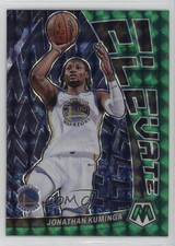 2022-23 Panini Mosaic Elevate Green Mosaic Prizm Jonathan Kuminga #14 10wc