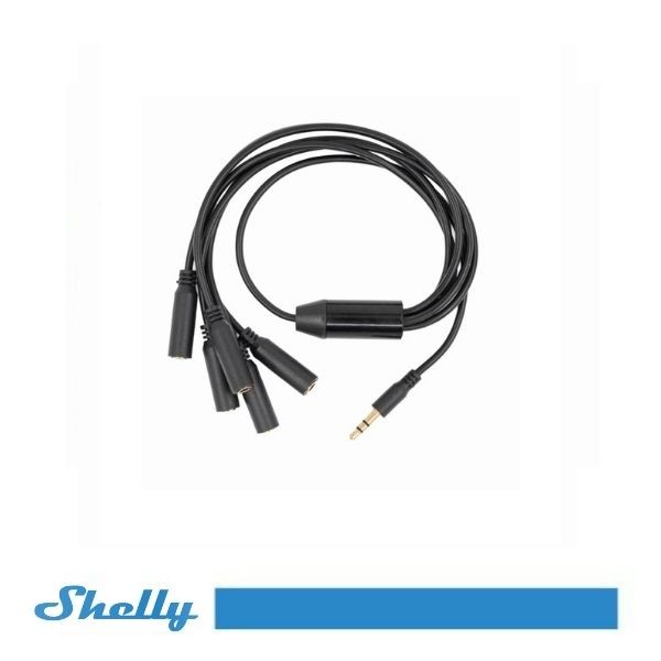 Shelly Nero · The Pill · Splitter 1 Zu 5 - 3,5Mm Jack, Tecnologia Acquario - Immagine 3