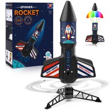 Eieymct Rocket Launcher for Kids - Self-Launching 200 ft Motorized Outdoor El...