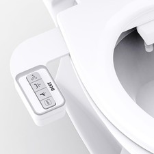 Bidet Attachment for Toilet - Non-Electric Self-Cleaning Dual Nozzles Femini...