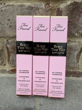 Too faced Born This Way Soft Matte Oil Control Foundation  30ml  Choose Shade  NIB