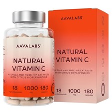 Vitamin C Hochdosiert Vegan - Acerola C 1000mg pro 264 g (1er Pack)
