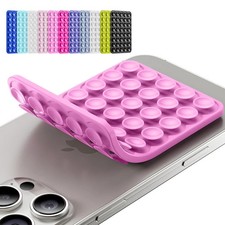Suction Cup Phone Case Mount Double-Sided Silicone Sticky Phone Stand Holder