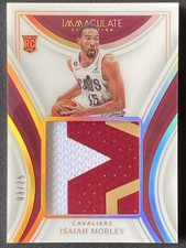 Isaiah Mobley 2022-23 Panini Immaculate Massive Memorabilia Patch RC /25 #MM-ICO
