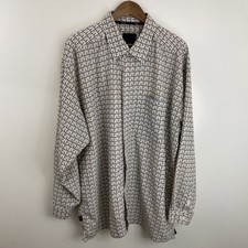 Sean John Polynosic Blend Shirt Mens 2XL XXL Multicolor Printed Long Sleeve