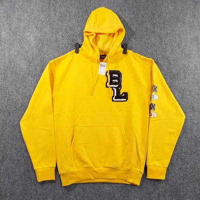 WWE Becky Lynch Hoodie Sweatshirt Mens Large Yellow Wrestling Ripple Junction