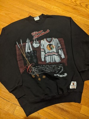 Vintage 90s Nutmeg Men's NHL Chicago Blackhawks Sweatshirt sz XL
