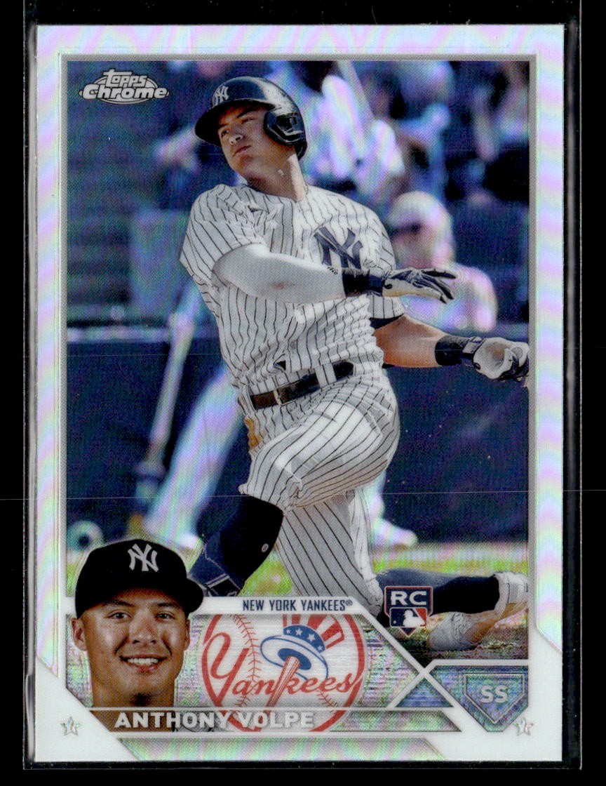 2023 Topps Chrome #4 Anthony Volpe Refractors Rookie RC