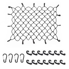 Cargo Nets, 6Mm 47" X 36" Heavy Duty Latex Bungee Cord Net Stretches to 70" X