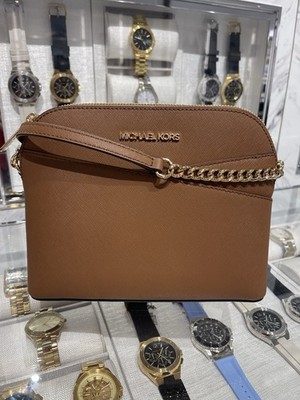 MICHAEL KORS Jet Set Travel Medium Dome XCROSS XBODY Crossbody Bag Luggage  NWT