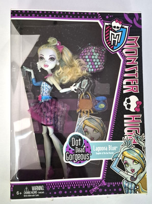 NEW Monster High LAGOONA BLUE Dot Dead Gorgeous Daughter Sea Monster 2011 Doll