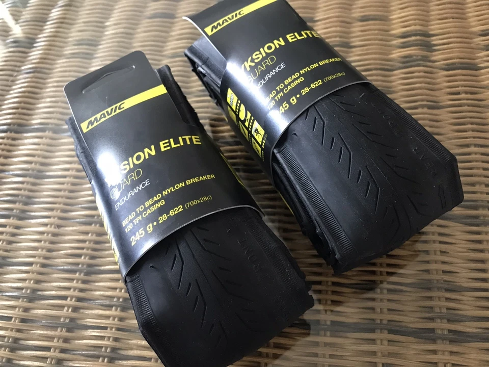 2 St. Mavic Yksion Elite 245 g 28“ 28mm Rennrad Reifen Neu