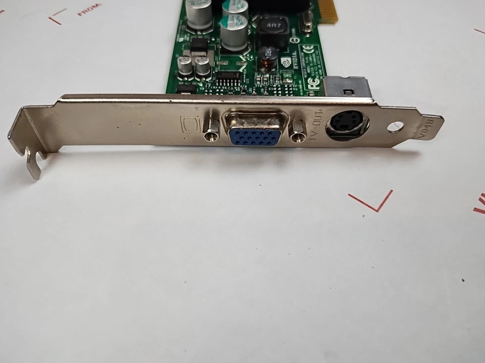 8x AGP Video Card GeForce Fx 5200 64 MB VGA S-video Nvidia Graphics PC 8903 - Image 3 of 4