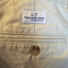 Vineyard Vines Club Pants Boys Size 12 Stone Lacrosse Casual Lax Embroidered Kid