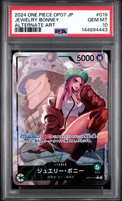 2024 ONE PIECE | JEWELRY BONNEY OP07-019 | JP | ALTERNATE ART | PSA 10 GEM MT