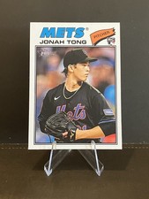 2025 Topps Heritage Rookie Jonah Tong #837 New York Mets Baseball Card