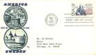US Scott # 2036 1983 20c US & Sweden First Day Cover