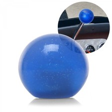 Blue Translucent Metal Flake Old Skool Retro Vintage Style Shift Knob - Insert