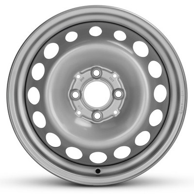 New Wheel For 2016-2019 Smart ForTwo Front 15 Inch Painted Silver Steel Rim