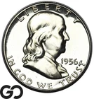 1956 Franklin Half Dollar PROOF, Superb Gem PR++