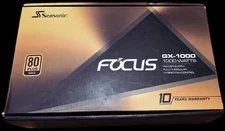 Seasonic Focus GX-1000W ATX3 80 Plus Gold Power Supply