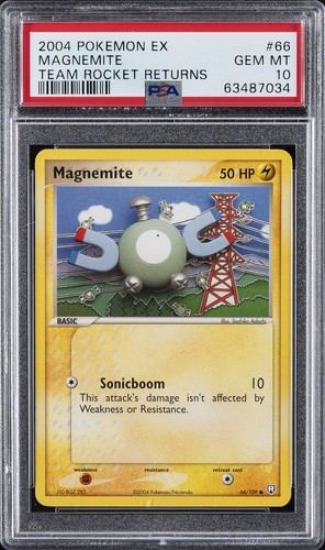 Magnemite graded PSA 10 for sale on eBay