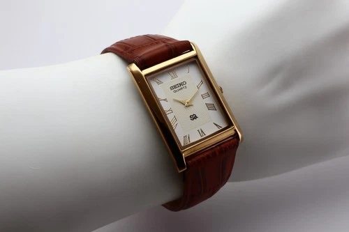 Vintage Seiko Slim Tank Quartz Men's Watch, Gentleman’s Choice - FREE SHIPPING