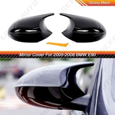 Pair For Bmw E90 E91 E92 E93 Pre-lci Gloss Black M3 Style Side Mirror Cover Caps Pair For Bmw E90 E91 E92 E93 Pre-lci Gloss Black M3 Style Side Mirror Cover Caps