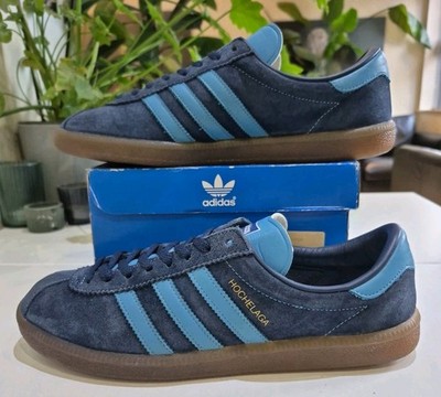 ADIDAS HOCHELAGA SPZL ORIGINALS. HERREN-SNEAKER GRÖSSE 8 UK. BLUE/BLU/GUM *2015*