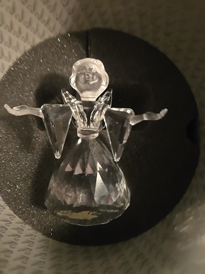 SWAROVSKI Angel Silver Crystal Collection 194761 VTG Cheerful