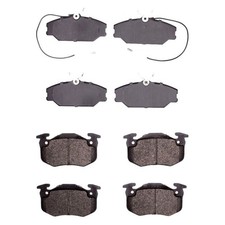 For Renault Clio 02-06 DFC 3000 Semi-Metallic Front & Rear Disc Brake Pad Set