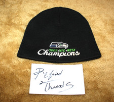 Rare VTG 2005 Reebok Seattle Seahawks NFC West Champions Black Knit Beanie Hat