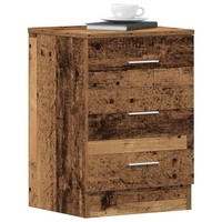 Nachttisch Altholz-Optik 38X35X55 Cm Holzwerkstoff