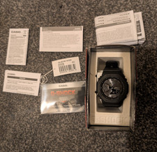 Casio G-Shock GA-B2100-1A1 Black CasiOak Bluetooth Tough Solar Analogue Digital