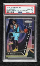 2019-20 Panini Prizm Instant Impact Silver Ja Morant #12 PSA 10 GEM MT 0h3v