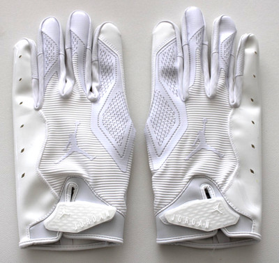 Nike Jordan Fly Lock 2.0 Football Gloves Men's 2XL White/White