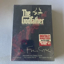 The Godfather Trilogy [ The Coppola Restoration ] (DVD) NEW FACTORY SEALED