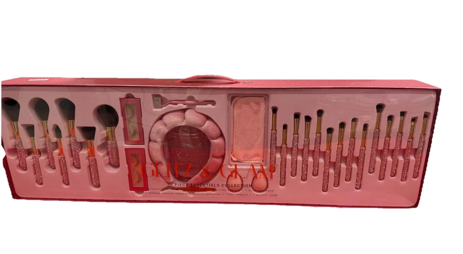 Glitz & Glam Bling Rhinestone Makeup Brushes 30 Piece Set TikTok Viral HTF