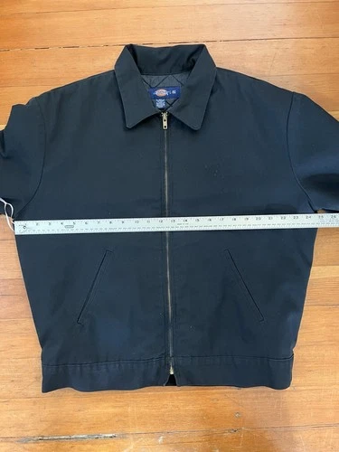 Vintage 90s Social Distortion Men’s L Dickies Eisenhower Quilted Embroidered VTG image 9
