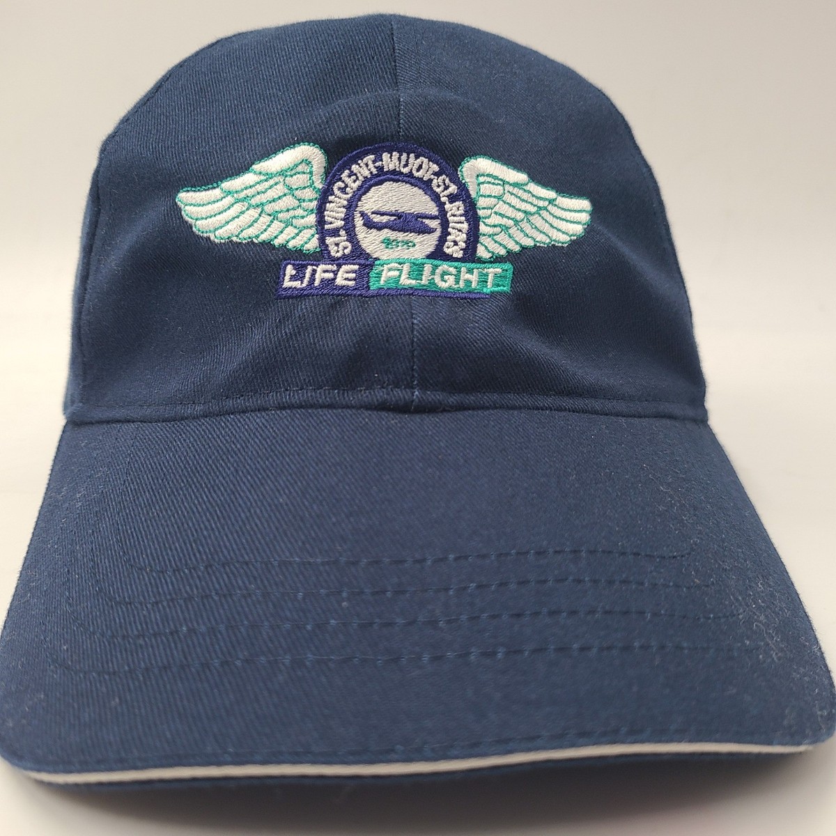 Vintage Life Flight Hat Strapback Blue St Vincent Mercy St Ritas