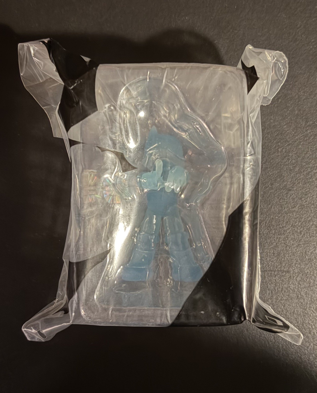 ToyQube Astro Boy Figura Vinilo Azul Transparente Bolsa Sellada Diseñador Arte Juguete Raro