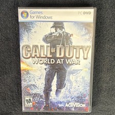 Call of Duty: World at War PC DVD Activision Multiplayer Manual 2008
