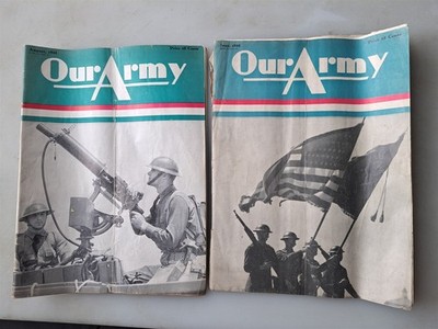 Our Army Magazine - TWO Issues - June & August 1935 