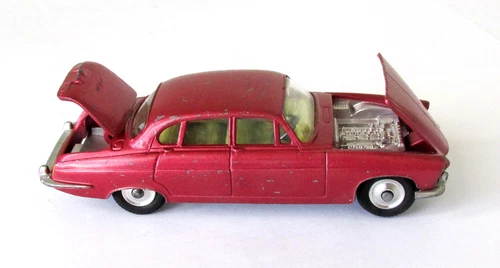 Vintage Corgi #238 Jaguar Mark 10 Saloon Metallic Rose 1962