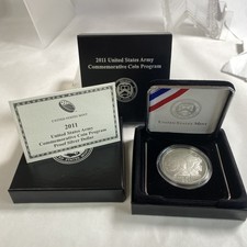 2011 U.S. ARMY COMMEMORATIVE COIN W/ OGP & COA