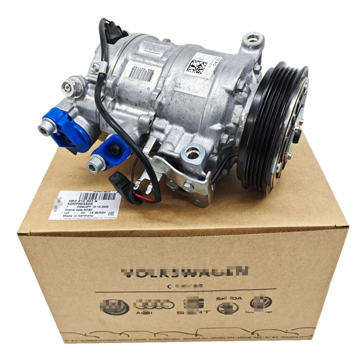 For 4M0816803N A/C Compressor 2017-2023 Bentley Bentayga W12 6.0L Stock