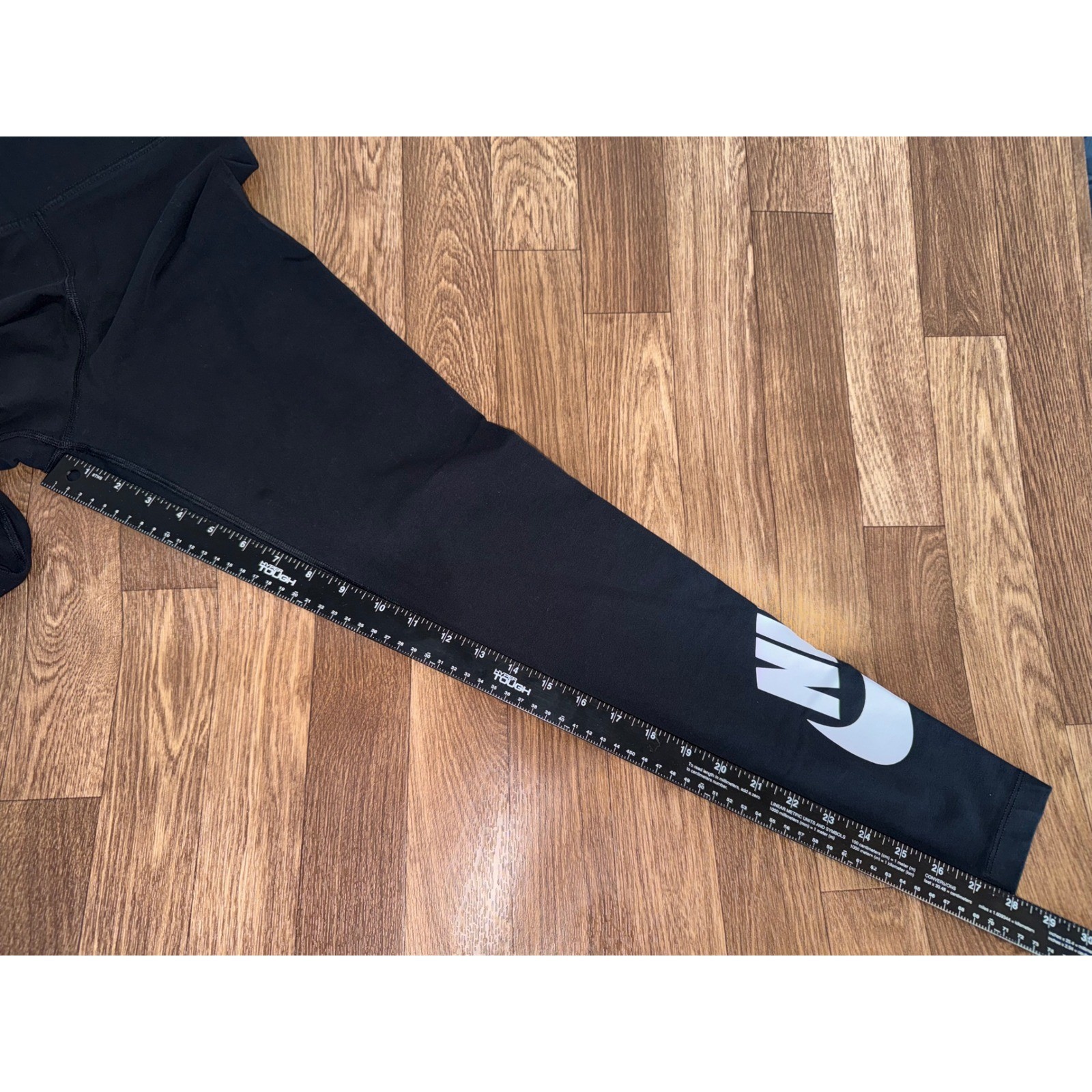 Nike Sportswear Essential High Waisted Logo Leggings Black CJ2297-011 Womens S thumbnail 2