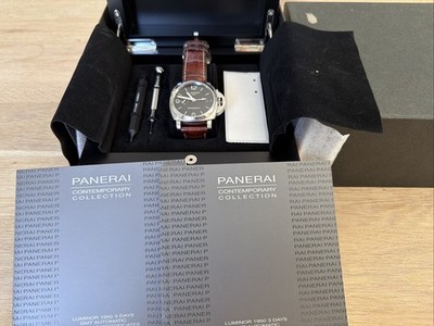 Panerai Luminor Marina 1950 3 Days PAM00320 Full Set mit Ersatzarmband Kautschuk